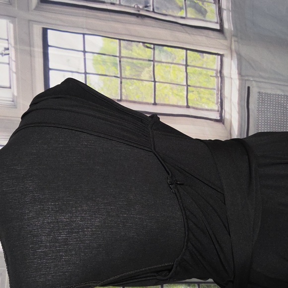 SHEIN Black One-Shoulder Dress With Pockets - Picture 4 of 6